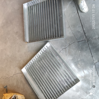 Sarto Made Silver Pressure che salda grata d'acciaio galvanizzata per la piattaforma della pianta